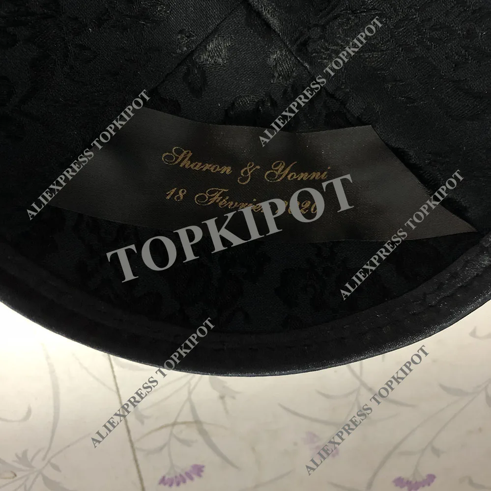 Свадебный бархатный кипот, черный киппот, КИППА шапки, YARMULKES, CIPA, еврейские шапки