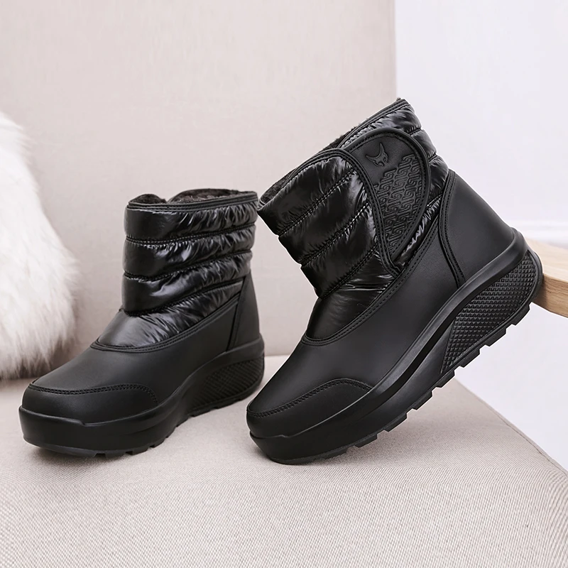 Черные высокие ботинки для фитнеса женские зимние кроссовки Zapatos De Mujer Deportivo