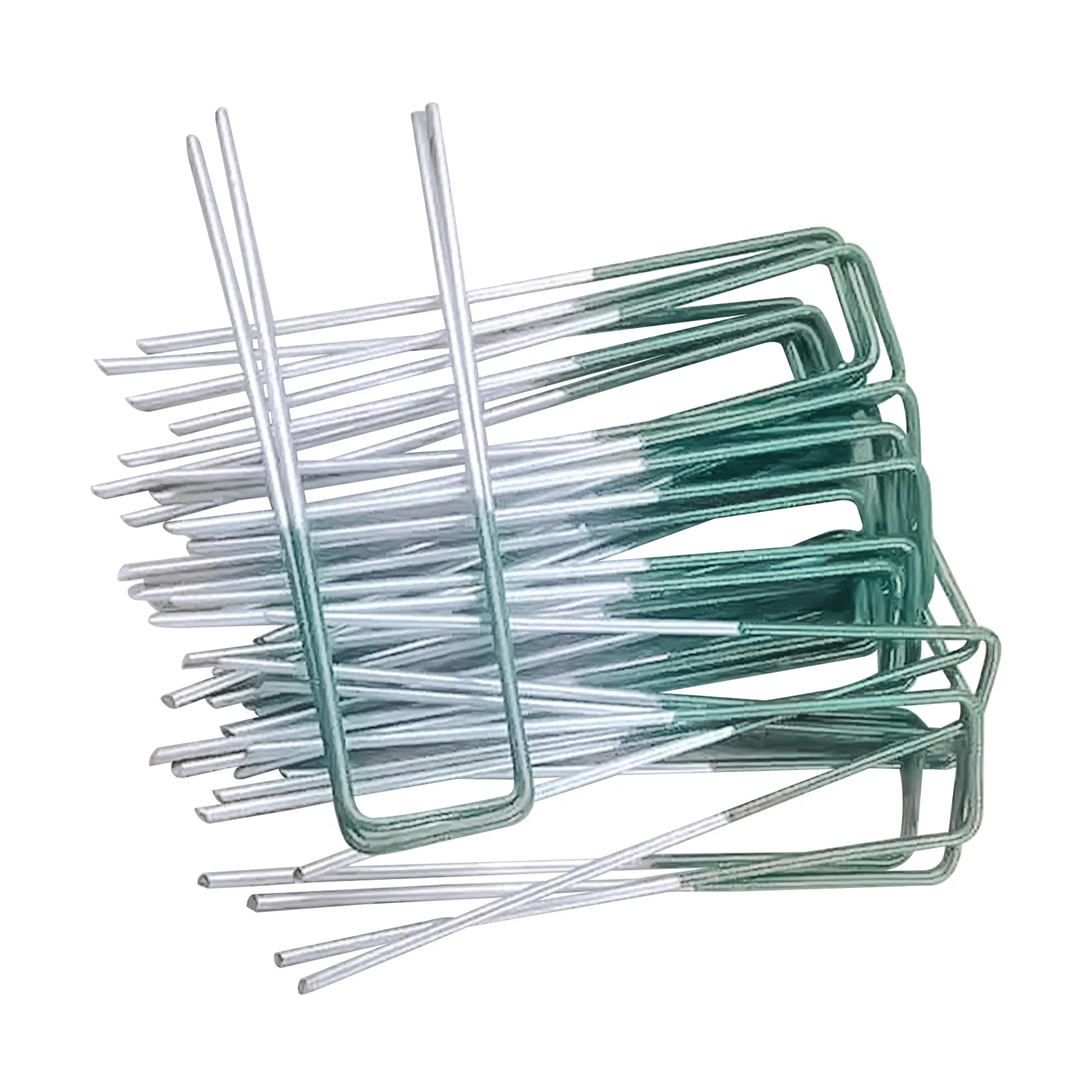 

Ground Stake For Netting Adjustable Width U Shaped Garden Peg Home Pin Rust Resistant Lawn Fixing Landscaping Galvanized Steel