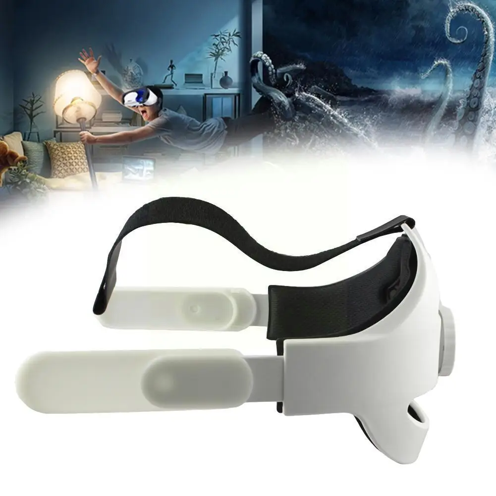 

VR Glasses Replacement Strap Adjustable for Oculus Quest 2 Head Strap VR Elite Strap Improve Comfort Virtual Reality Access N0Z6