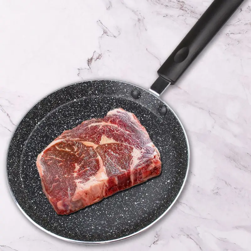 

6/8inch Thickening Stone Non-Stick Frying Pan Multi-Purpose Pancake Steak Cooking Tool for Gas Induction Cooker
