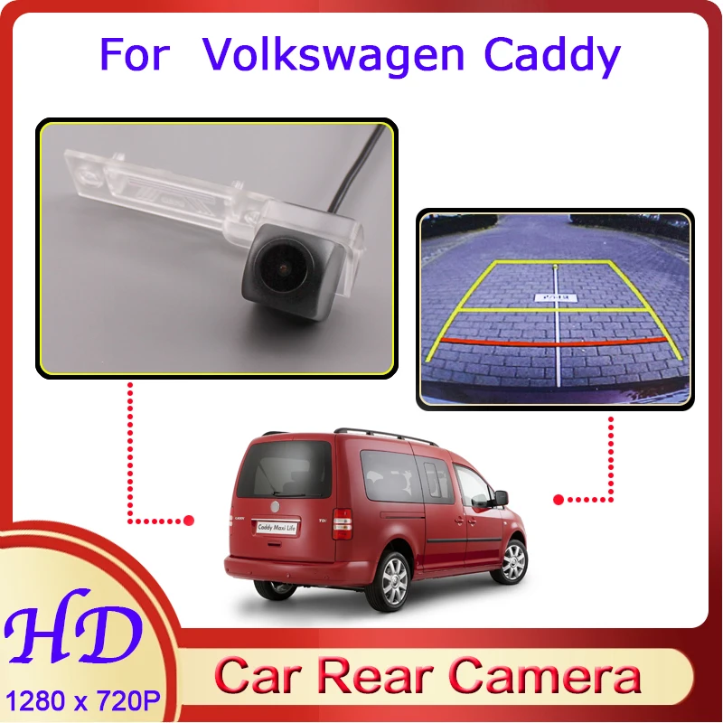 

Car Reverse Image Fisheye CAM For Volkswagen VW Caddy 2K 2003~2021 Night Vision HD Dedicated Rear View Back Up Vehicle Camera