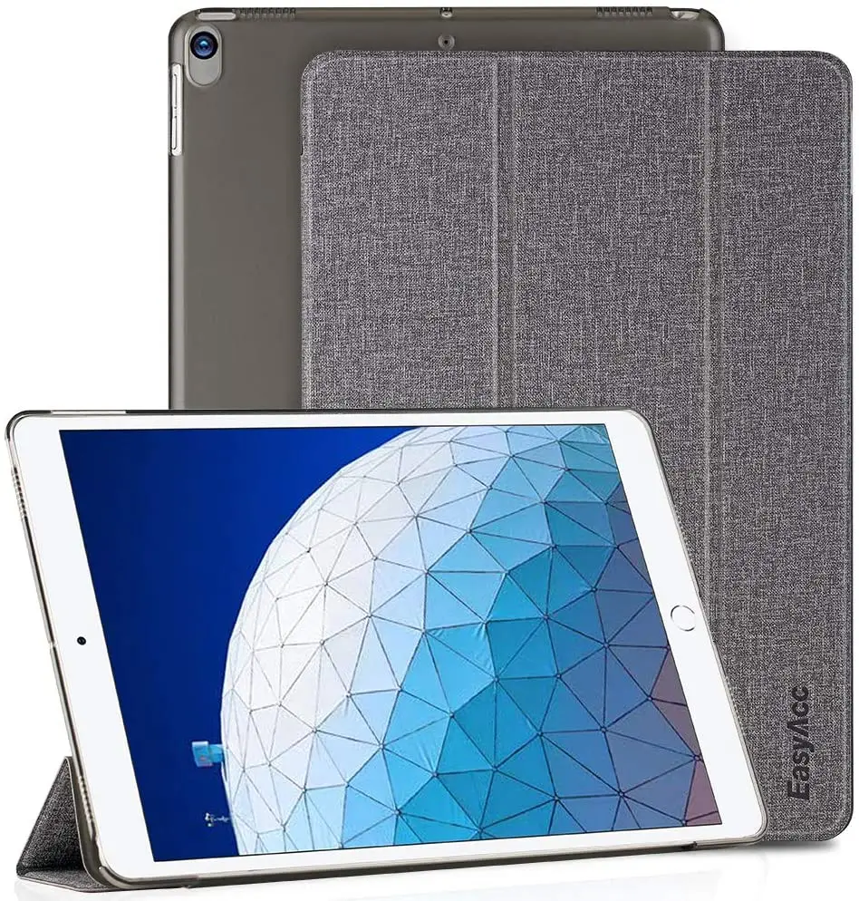 Чехол EasyAcc для iPad Air 3 серый Ультратонкий чехол с функцией пробуждения/сна 2019