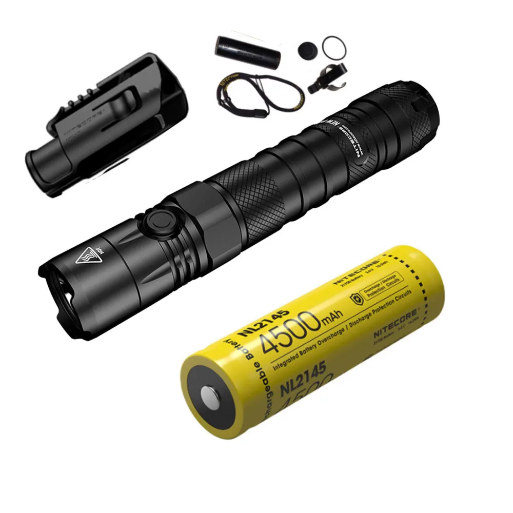 Новинка ручная тактическая вспышка NITECORE P12 штатив HD V6 макс. 1200 люмен броский луч 238