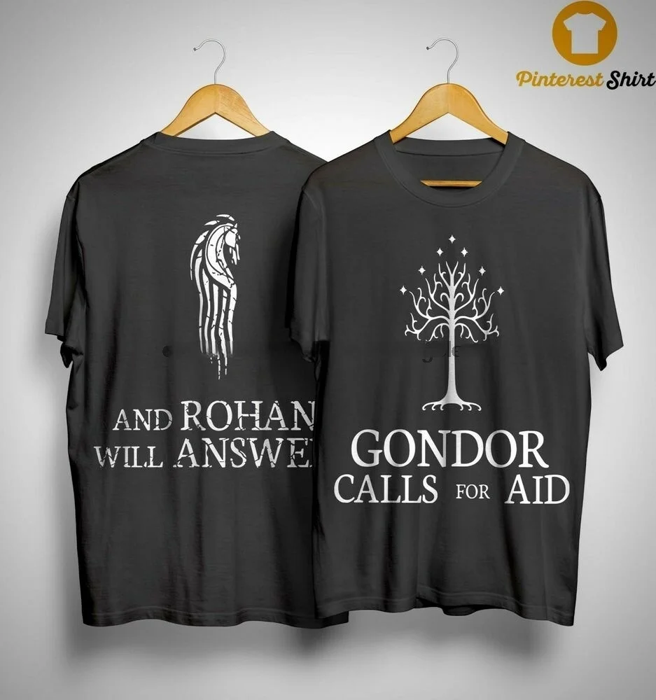 

Gondor звонки за помощь и рохань ответит на футболку