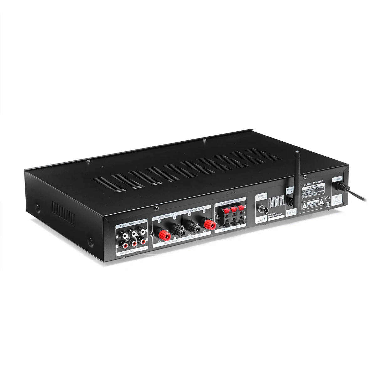 Hi-Fi усилитель мощности 220 В 2000 Вт аудиосабвуферы стерео Bluetooth объемный звук