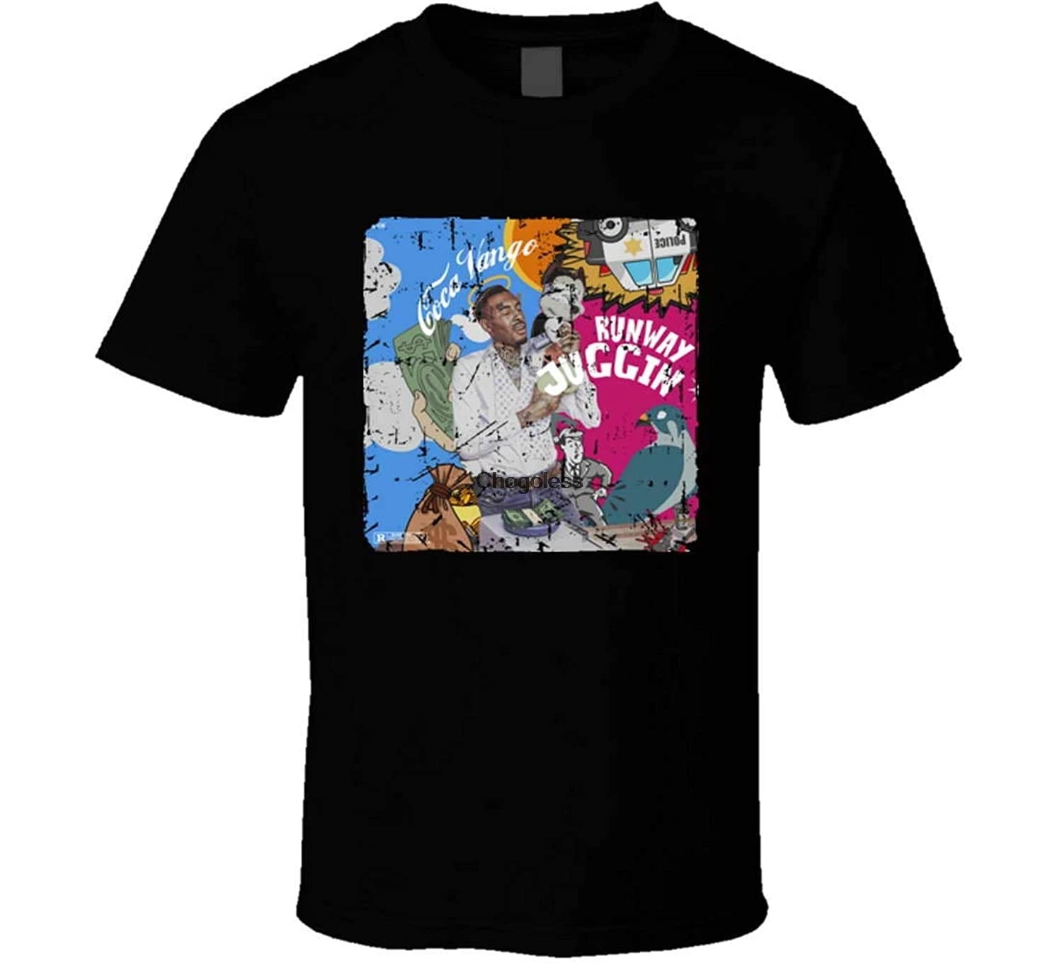 Футболка с надписью Coca Vango Runaway | Мужская одежда