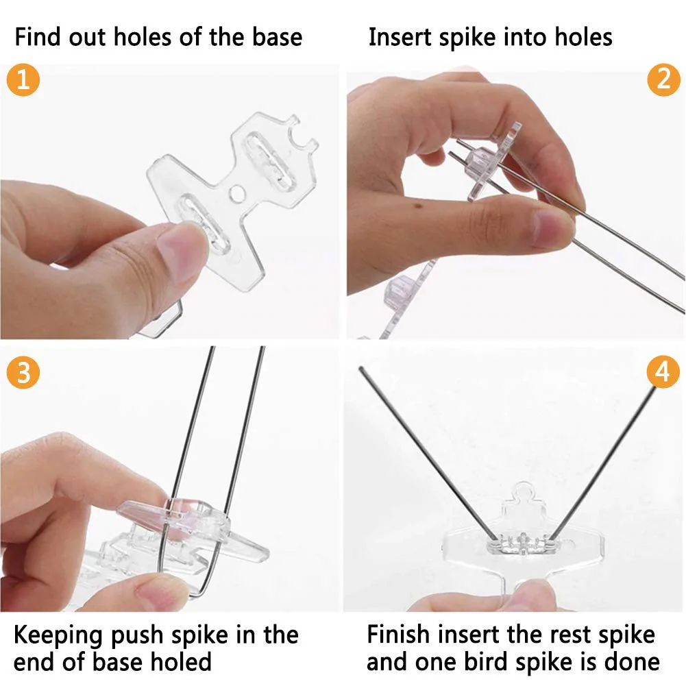 50 см Нержавеющая сталь птица репеллент пики привлекательным голубь Спайк
