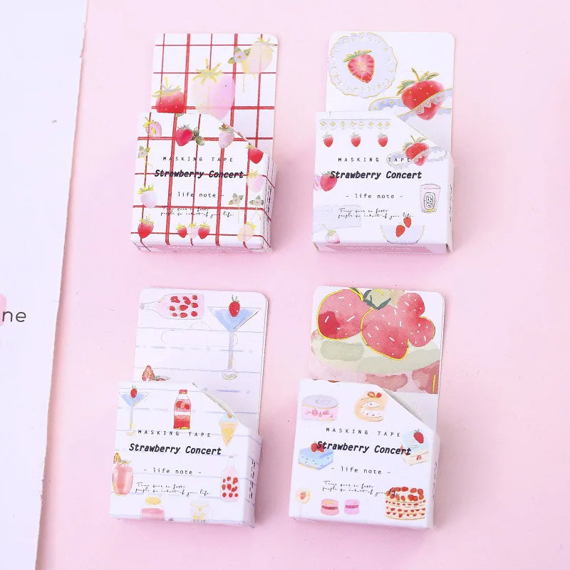 Милые ленты для фруктов Васи Kawaii клейкая лента цветок маскировки ленты для детей Скрапбукинг DIY фото принадлежности для альбома канцелярские принадлежности