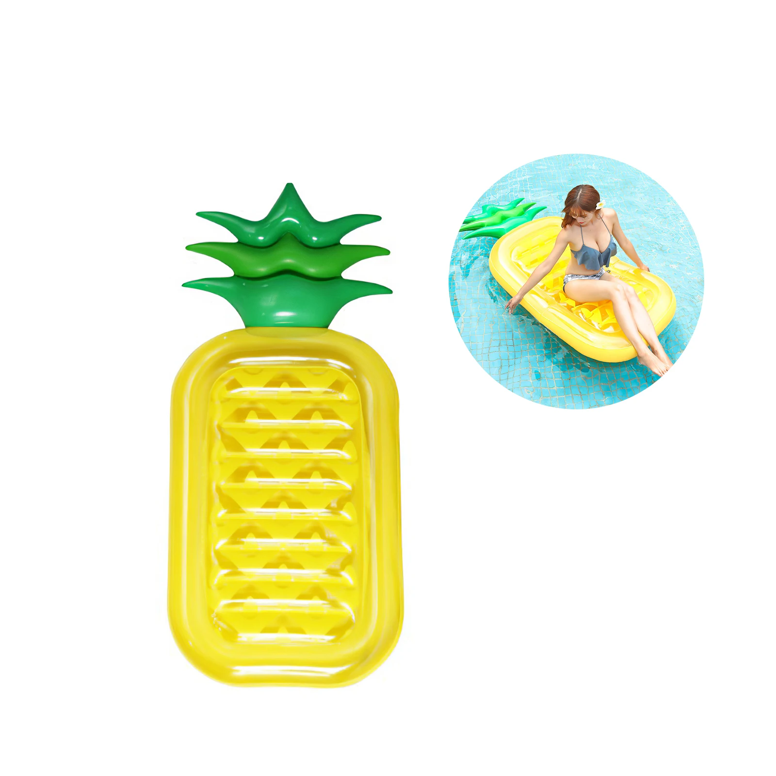 

Giant Pool Float Mattress Water Toys Watermelon Pineapple Cactus Inflatable Beach Swimming Ring Fruit Floatie Air Mattress