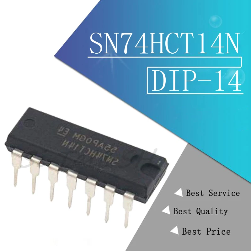 1 шт. SN74HCT14N DIP14 SN74HCT14 74HCT14 74HCT14N преобразователь Hex Schmitt Trigger Новый и