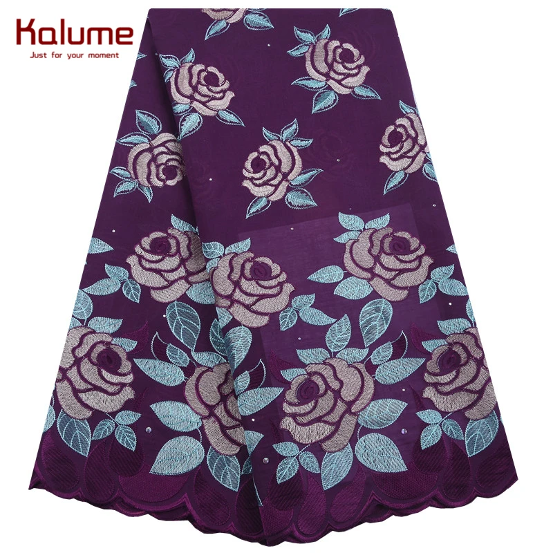 Kalume Новое поступление африканская кружевная ткань в розовом стиле нигерийская