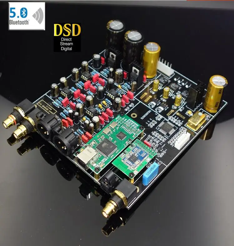 TOP Audio DAC ES9038 декодер плата с поддержкой XMOS/любовного устройства I2S USB