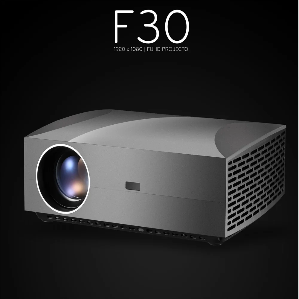 1080p светодиодный F30 проектор Android6.0 WI FI Buletooth4.0 3D видео USB ПК домашний Кино 5500 люмен