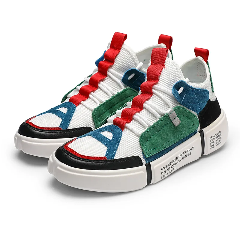 Мужские кроссовки из натуральной кожи спортивная обувь для бега на открытом