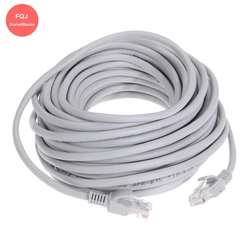 

2 Pieces RJ45 Ethernet Lan Cable Network CAT5 Wire Cord PC Computer Cat5 POE Camera Cables 3M/5M/10M/20M/30M/40M/50M