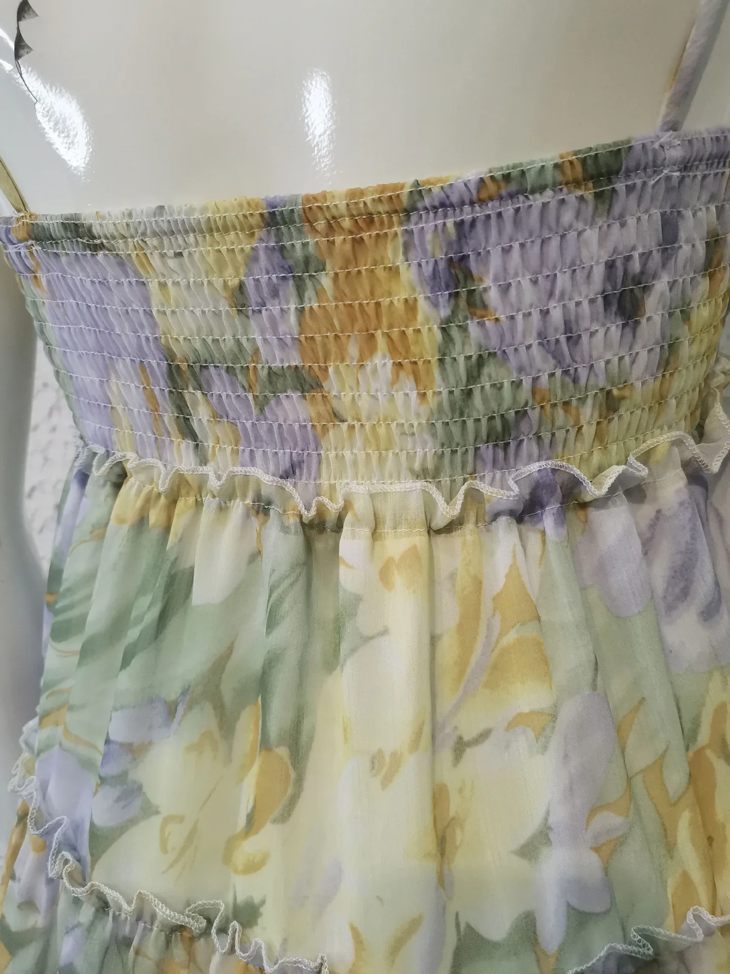 

Summer Women'S Dress 2021 Print Boho Sundress Ruffle Floral Dresses Beach Dress Vintage Slip Casual Dress Vestidos Verano Robes