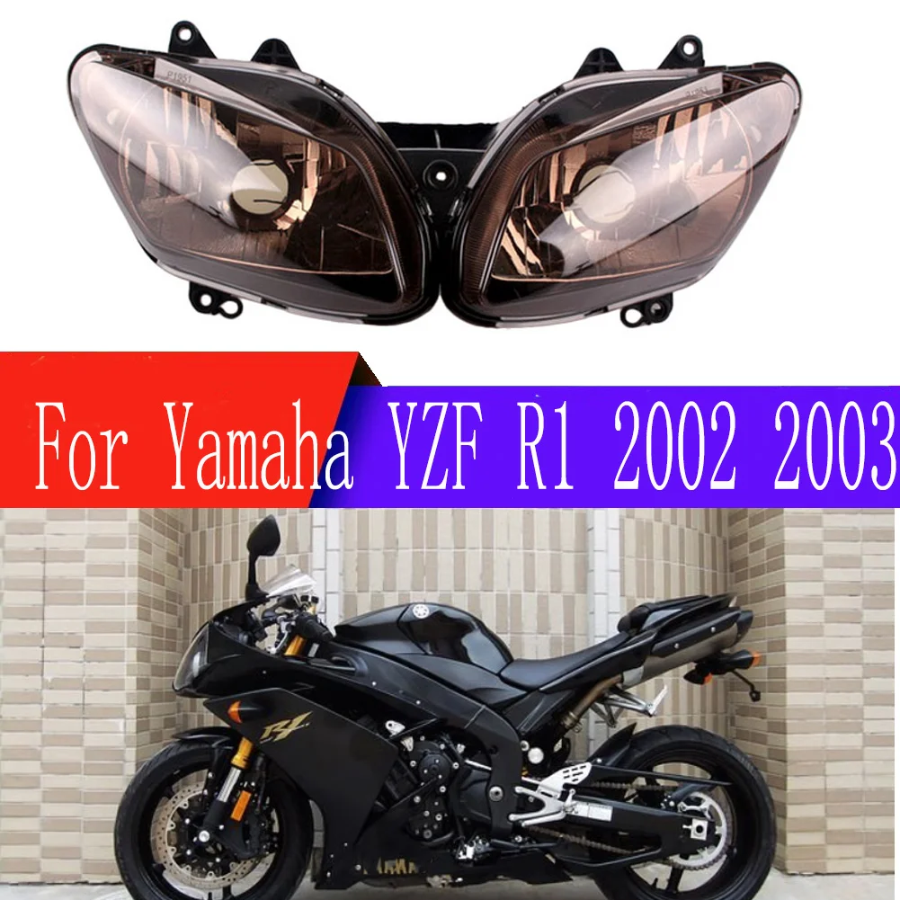 Для Yamaha 1000 YZF-R1 2002 2003 YZFR1 Cafe Racer аксессуары для мотоциклов передняя фара налобный