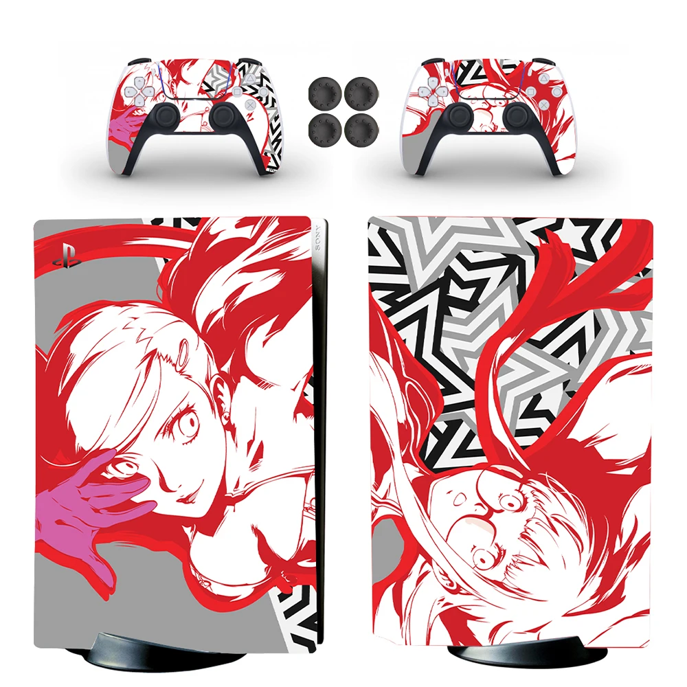 

PS5 Standard Disc Edition Skin Sticker Decal Cover for PlayStation 5 Console and Controllers PS5 Skin Sticker