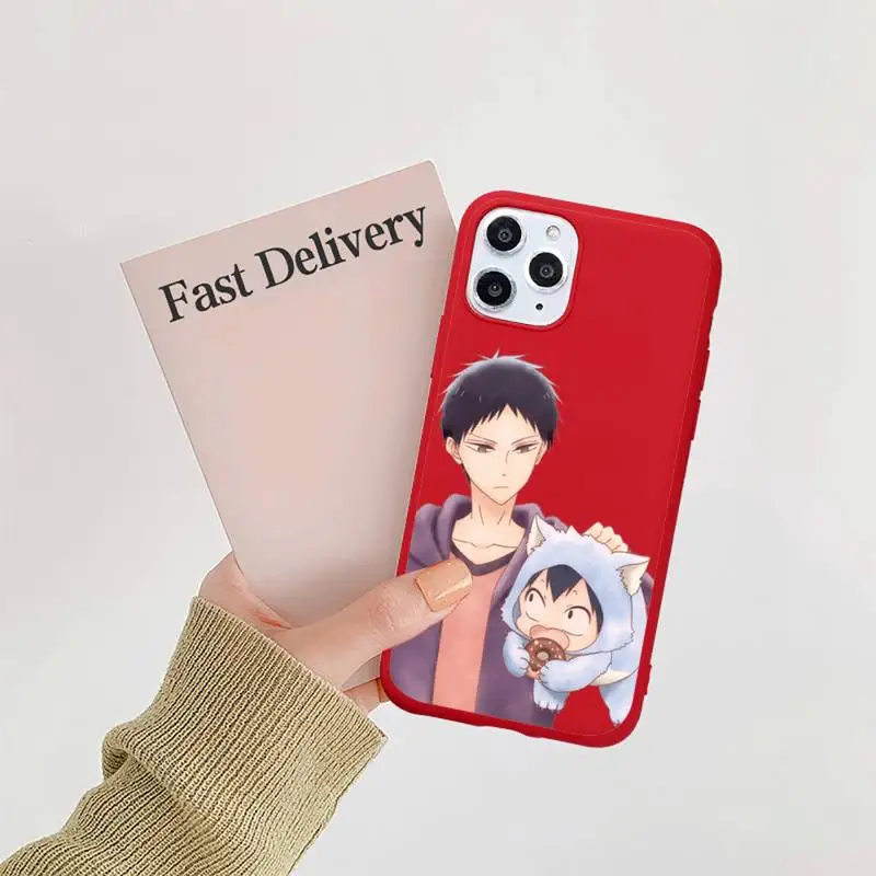 

Anime School Babysitters Ryuichi Kashima Phone Cases Candy Color for iPhone 6 7 8 11 12 s mini pro X XS XR MAX Plus