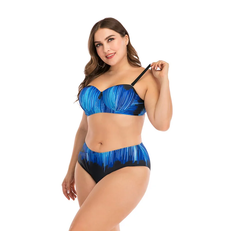 Новинка 2020 сексуальный купальный костюм из двух предметов женская одежда для