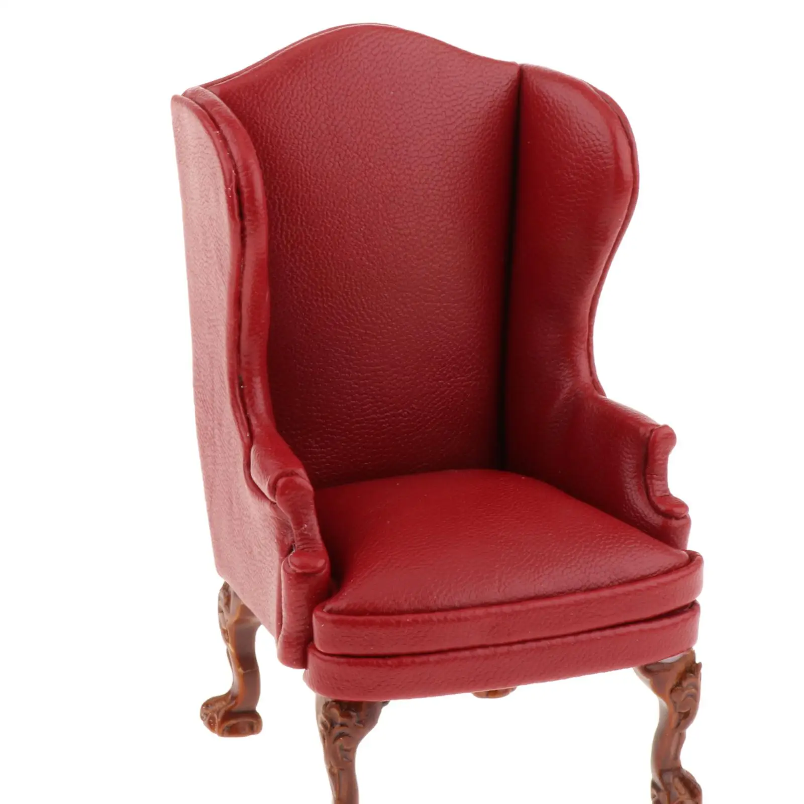 

Dolls House Furniture Mini Dollhouse Sofa, 1/12 Scale Mini Furniture Sofa for Dollhouse Decoration Ornaments