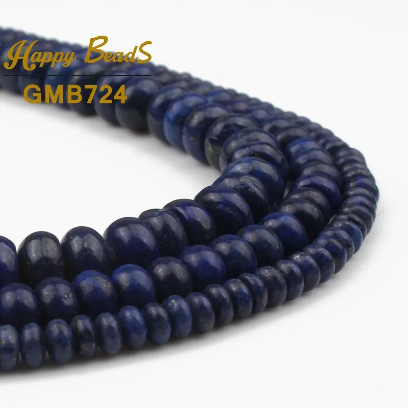 Бусины Из Натурального лазурита круглые бусины россыпью для изготовления