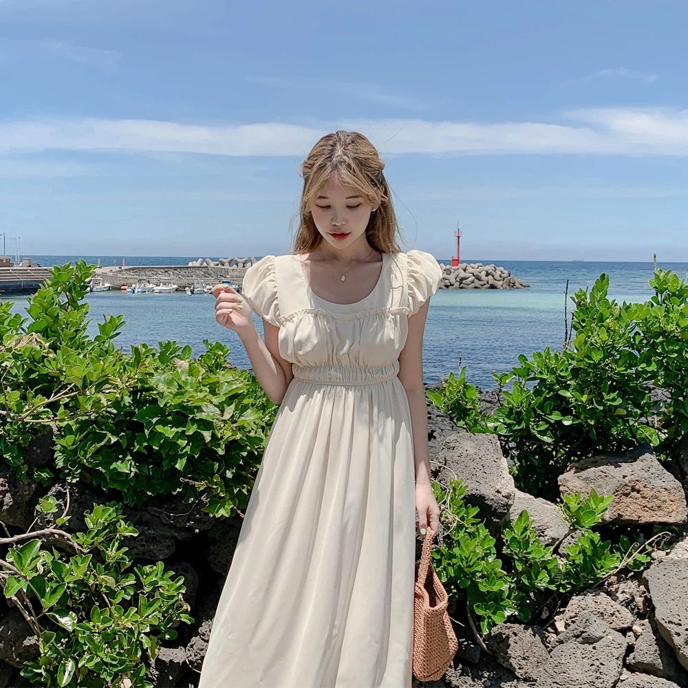 Женское платье принцессы с оборками Элегантное Длинное Платье трапеция высокой