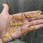 Именные ожерелья на заказ с короной, персонализированная подвеска в виде бабочки и сердца, ожерелье из нержавеющей стали на заказ для женщин, подарки