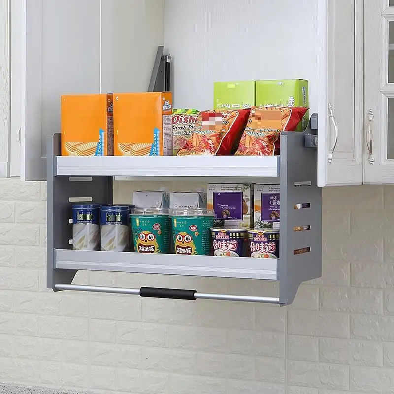 Colgar En La Ducha Mutfak Kuchnia Pantries Органайзер из нержавеющей стали, подвесной кухонный шкаф Cozinha, кухонный шкаф, корзина для хранения