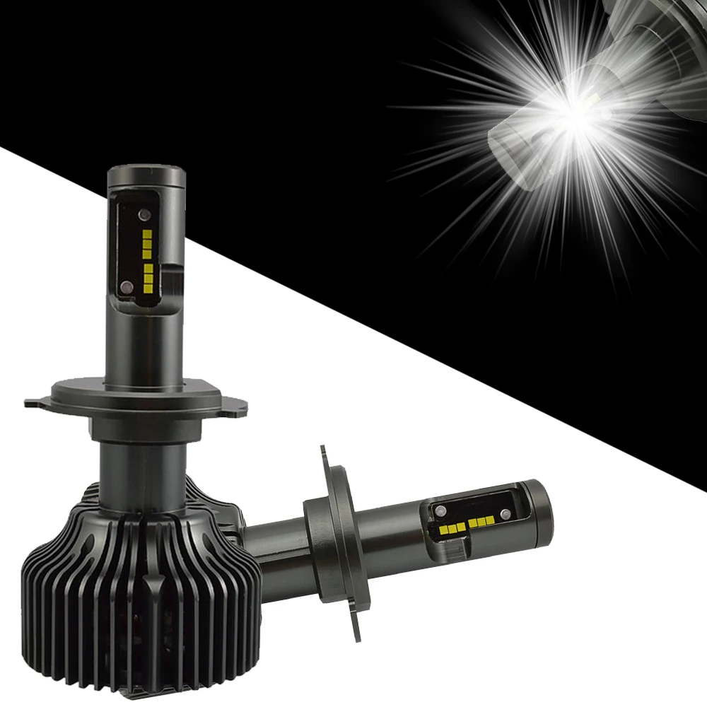 Новые светодиодный светодиодные мини фары 2 шт. светодиодсветодиодный H4 дальний