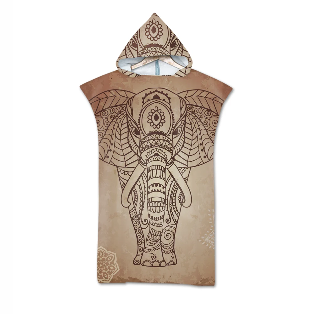 Мандала с геометрическим узором халат для ванной Полотенца из микрофибры