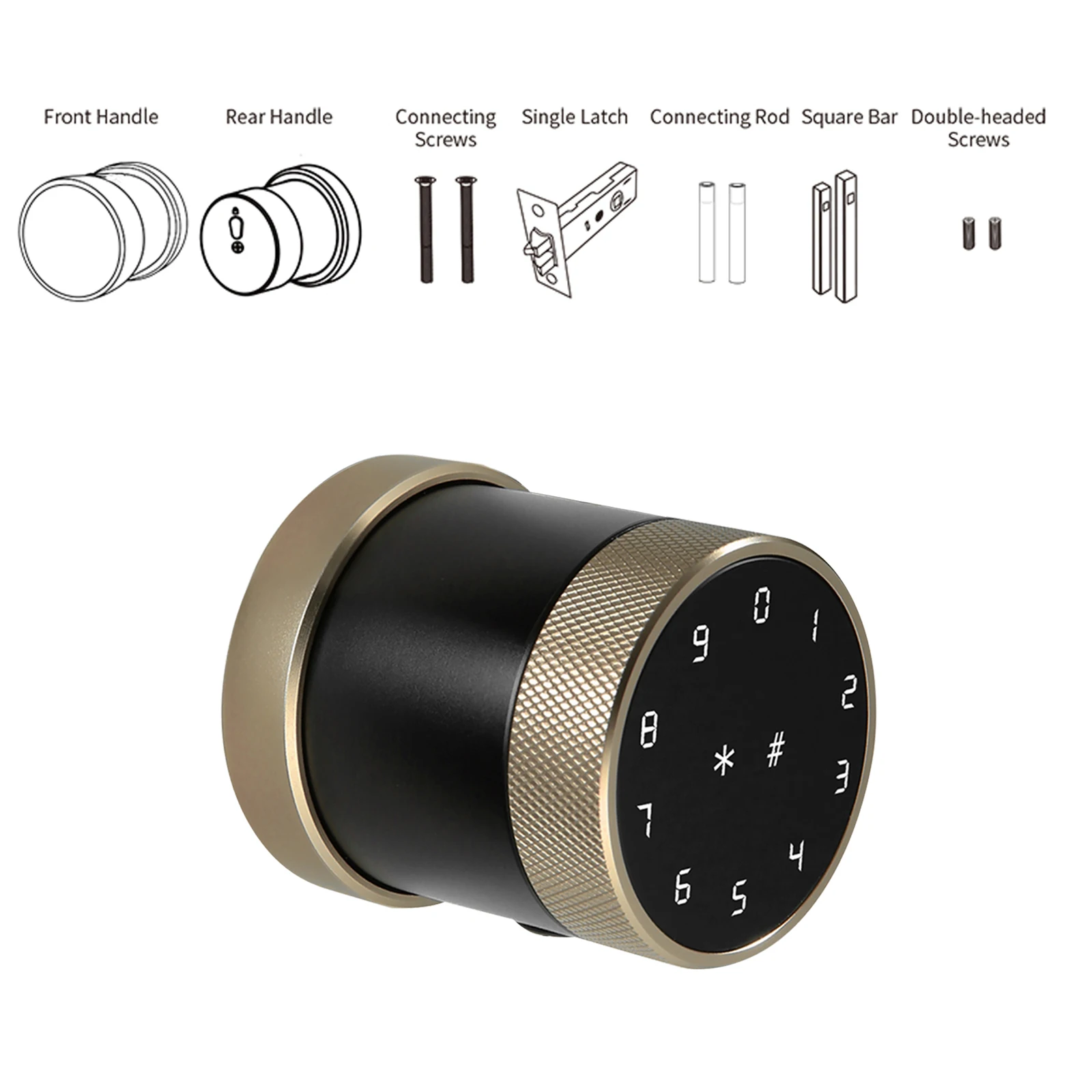 Умная защита от краж безопасности замок двери электронный BT приложение Tuya