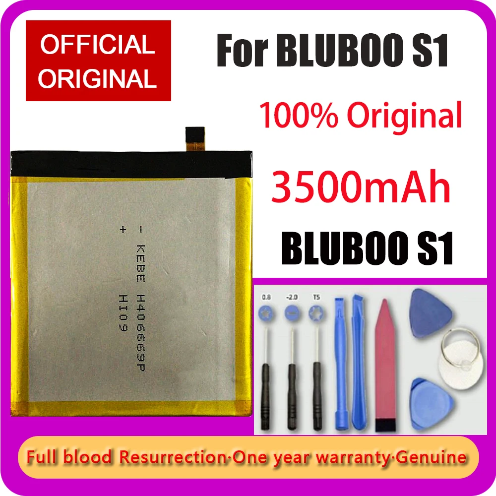 

Аккумулятор BLUBOO S1 3500 мАч, 100% оригинальный новый запасной аксессуар, аккумуляторы для мобильного телефона BLUBOO S1