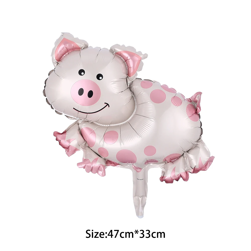 10 шт./лот мини-шарик в форме животных лев корова свинья лошадь Мультяшные