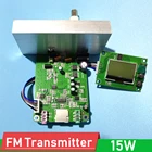 FM-трансмиттер PLL, 15 Вт, 76-108 МГц, с ЖК-дисплеем
