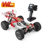 WLtoys 144001 A959 2,4G гоночный Радиоуправляемый автомобиль 70 кмч Металлическое шасси полноприводный Электрический высокоскоростной внедорожный Дрифт игрушки с дистанционным управлением