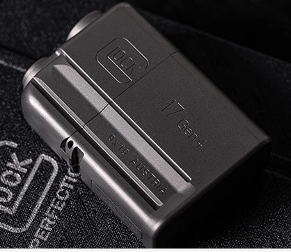 3 цвета видео GLOCK 17 титановый сплав 63g shooter EDC щит Высокая Водонепроницаемая зажигалка с ЧПУ независимое кодирование
