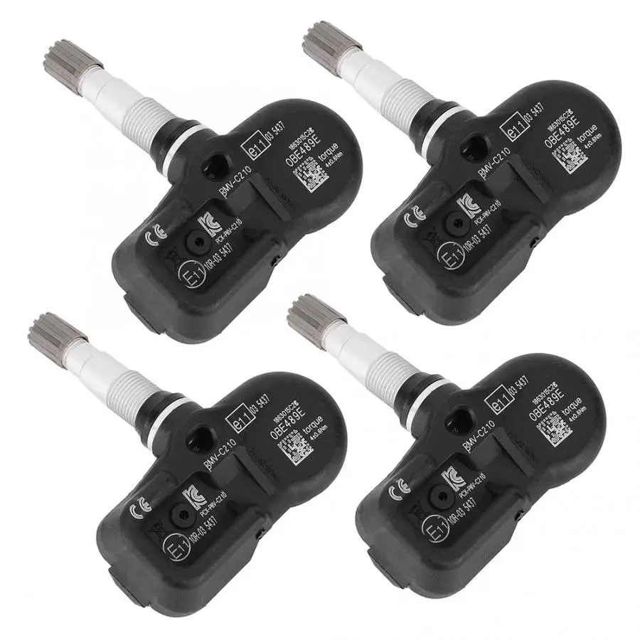 Абсолютно Новый 4 шт. алюминий + ABS TPMS датчик контроля давления в шинах PMV C210