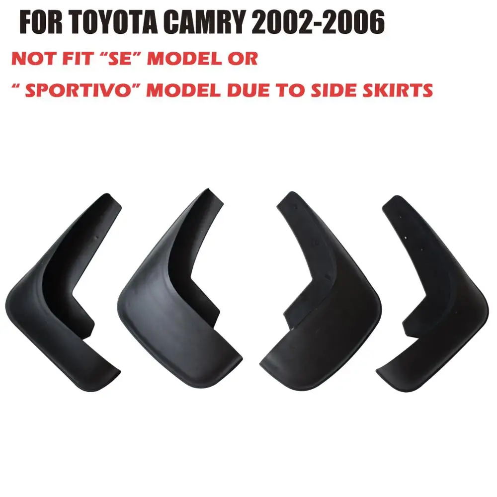 Брызговики передние и задние для Toyota Camry 2002 ~ 2006 брызговики аксессуары 2003 2004 2005