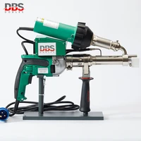 double heating plastic hand held welding extruder gun with hitachi drill for hdpe pipepp tank geomembrane sheetplank dbs 600