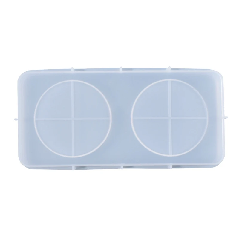 

N58F Wine Tray Epoxy Resin Mold Coaster Casting Silicone Mould DIY Crafts Cup Mat Home Decoration Mold