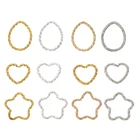 Ювелирные аксессуары сделай сам, материал, кольцо с ручным соединением, нажимной венок, один круг, слива, цветочный обруч, браслет, ожерелье, серьги