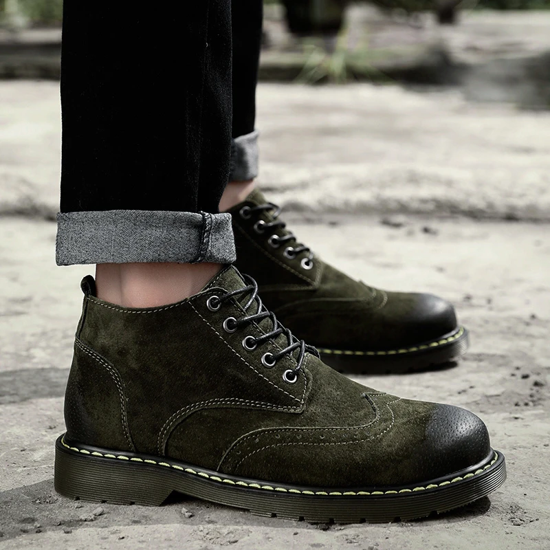 2019 Модные мужские профессиональные повседневные ботинки зимние походные