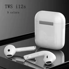 Беспроводные наушники i12 Tws, Bluetooth 5,0, мини-наушники-вкладыши с микрофоном, Спортивная гарнитура для iPhone, Xiaomi, всех телефонов