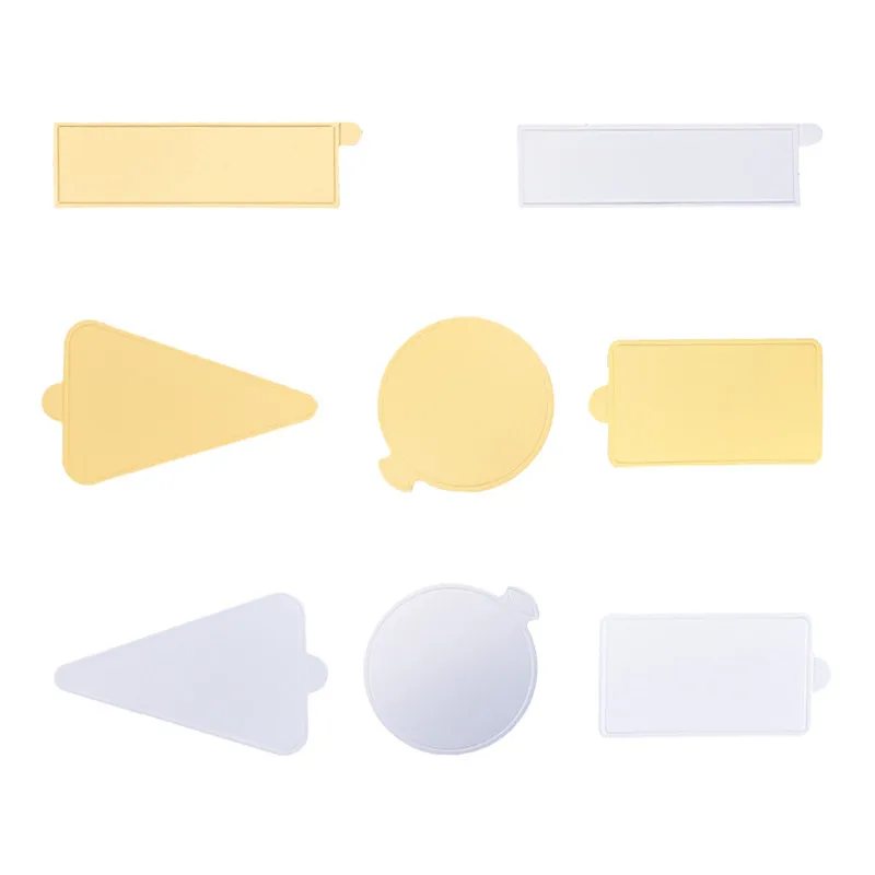 Коврик для мусса золотисто-серебристый 100 шт./компл. |