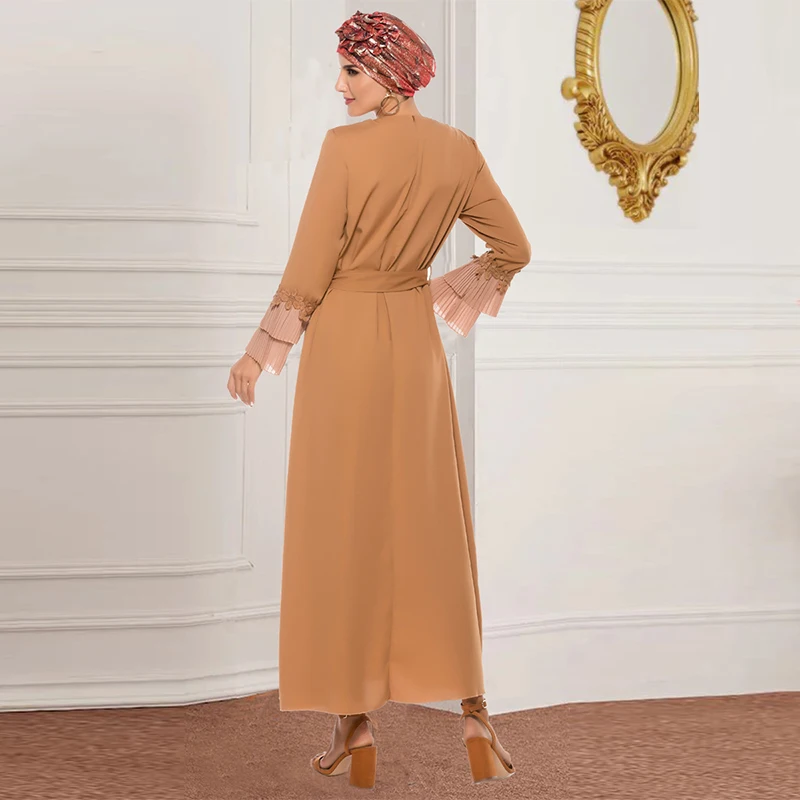 Мусульманское платье мусульманское турецкое элегантное модное с длинным