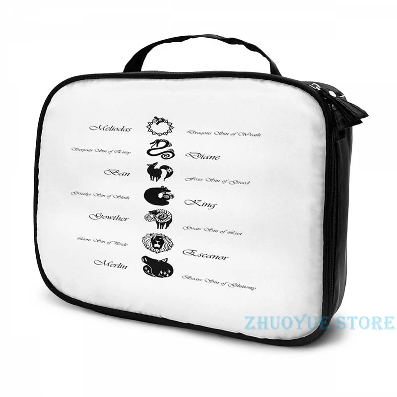 Забавный рюкзак с графическим принтом семь смертных грехов USB-зарядкой мужские