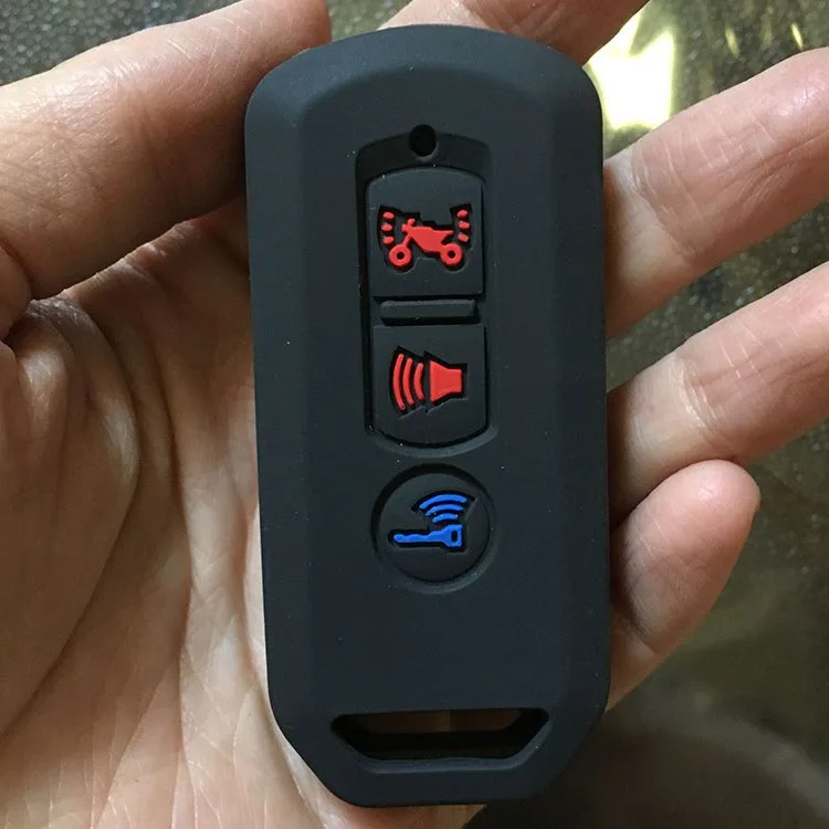 Силиконовый чехол для ключа мотоцикла ZAD с 3 кнопками защитный держатель HONDA PCX 2018