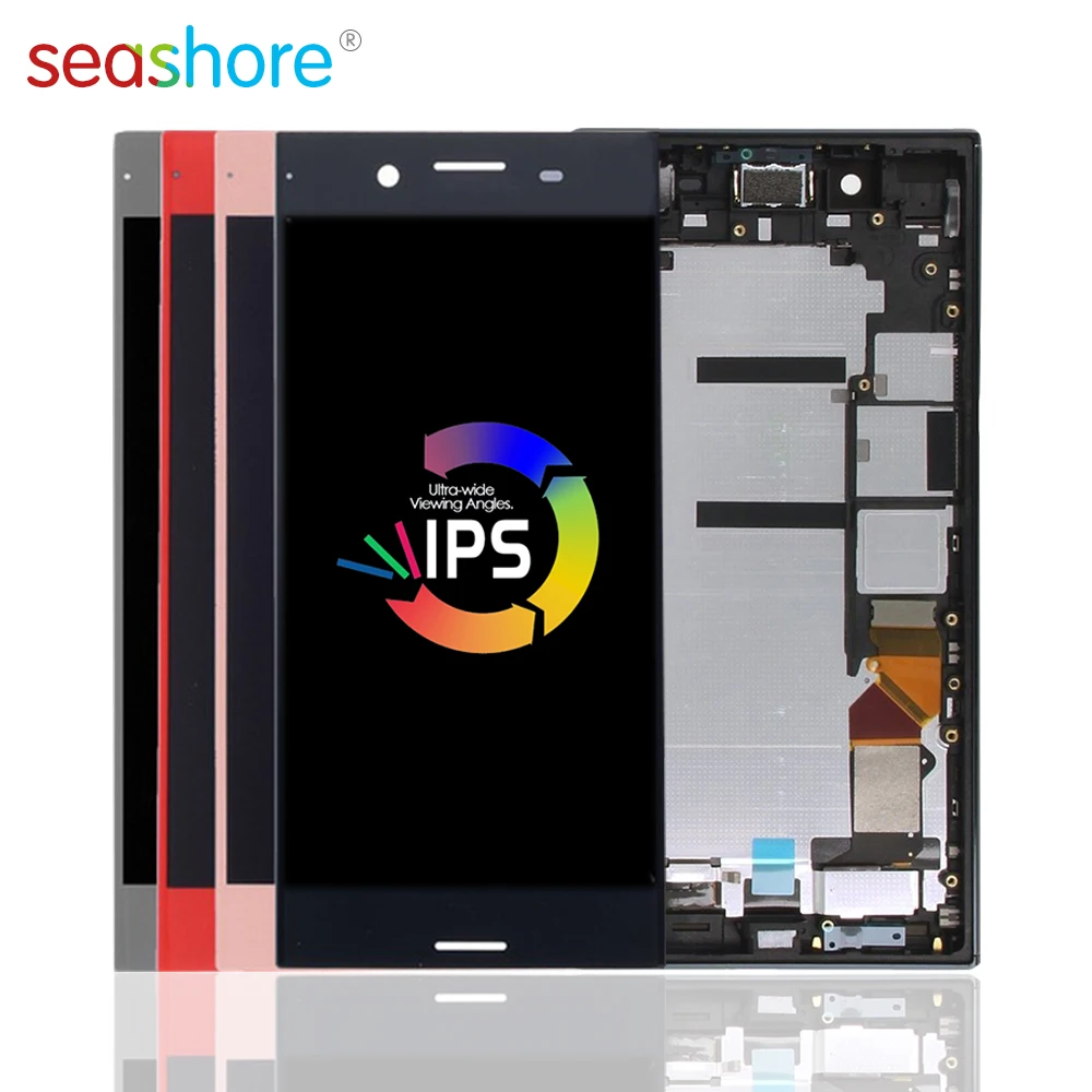 

5.5"ORIGINAL For SONY Xperia XZ Premium LCD Touch Screen Digitizer Assembly For Sony XZ Plus Display with Frame Replacement XZP